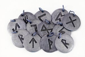 Norse Runes: Norse runes isolated on a white background.