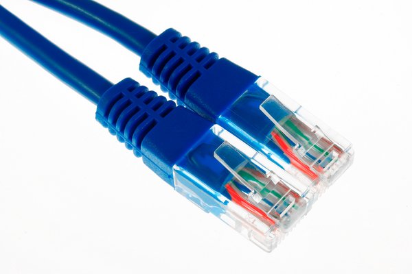 Ethernet-kabels Close-up: 