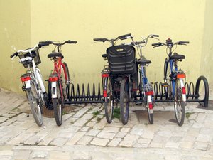 geparkeerde fietsen