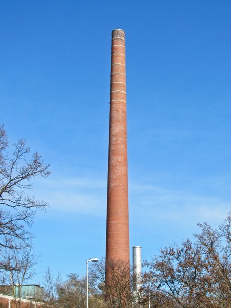 industrial brick chimney
