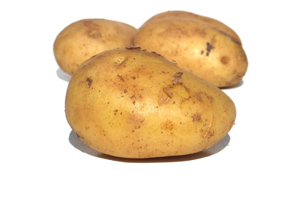 plain potatoes: none