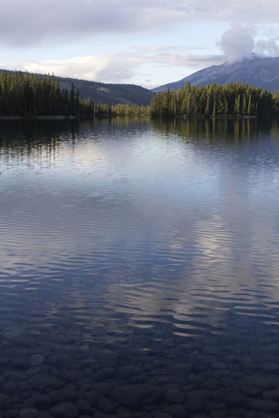 Clear calm lake
