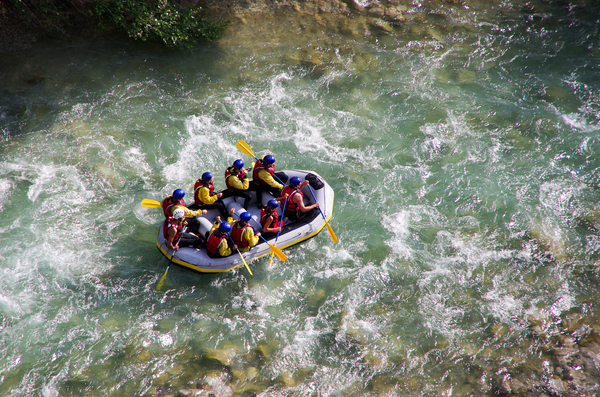 Rafting: Rafting in Gorges du Verdon, Alpes-de-haute-Provance, France