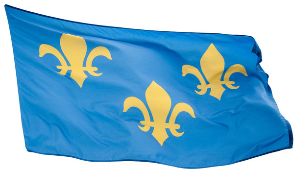 Fleur-de-lis flag: The French flag prior to its replacement by the Tricolor at the time of the French Revolution. Used as the French Royal standard from approx 14thC through to early 19thC. Also used by the city of Wiesbaden