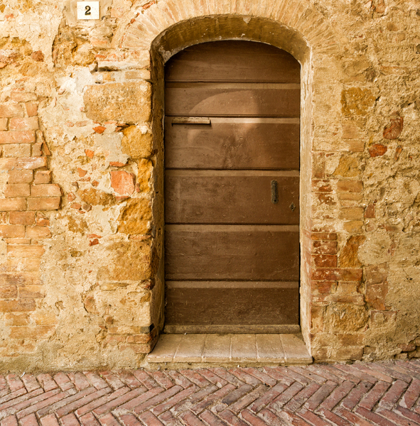 Door in ancient House