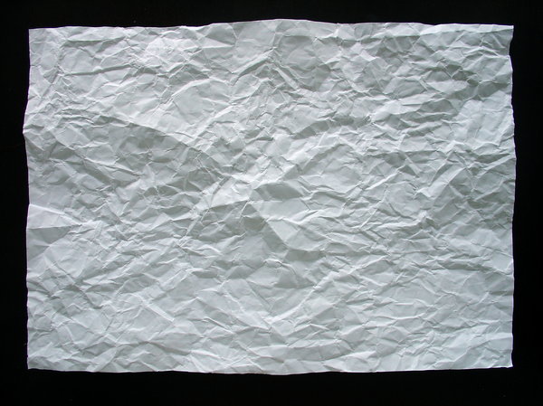 Creased paper