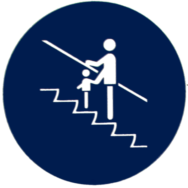 use handrail on escalator