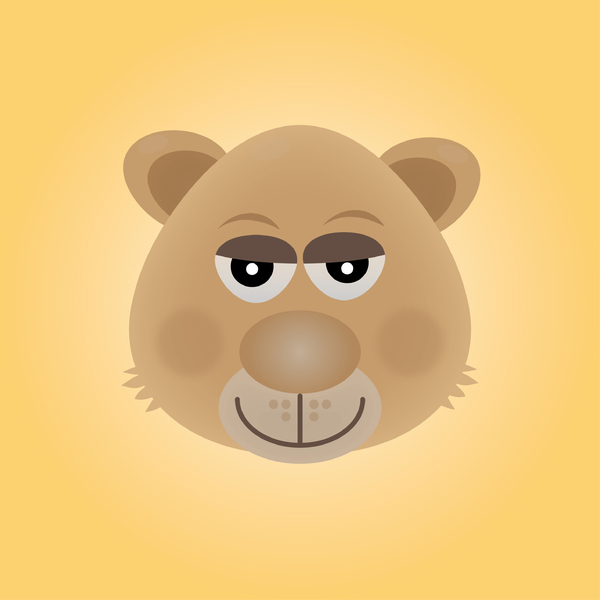 Head of teddy bear