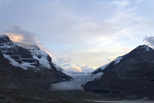 Glacier at dawn