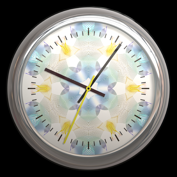 Round Clock with Design