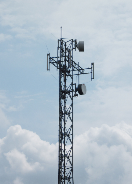 Antennas: Telecommunication tower and ntennas .
