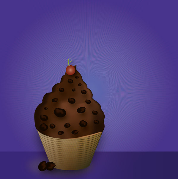 Chocolate Ice Cream - Purple