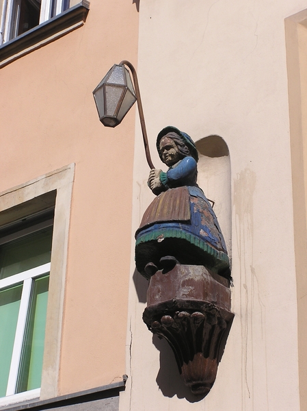 Woman lamp