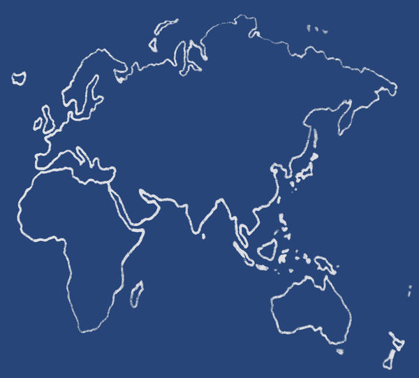 world blueprint1: rough partial world blue-print map