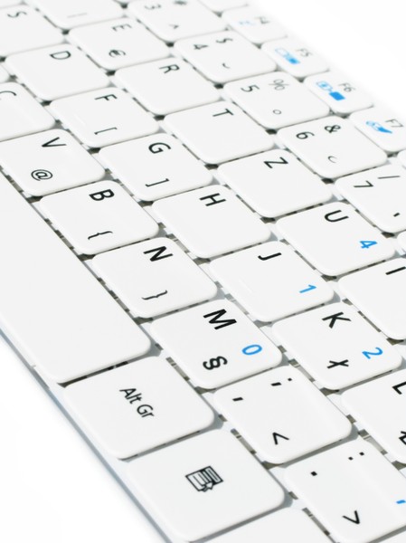 white keyboard: none