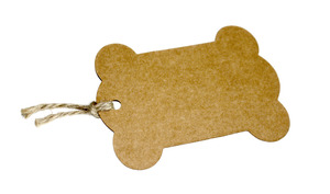 Paper Tag: A brown paper tag