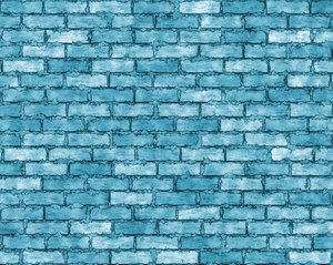 Coloured Brick Wall 3