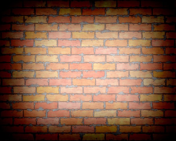 Brick Wall with Vignette 2