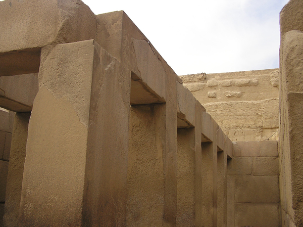 Walls of pyramid