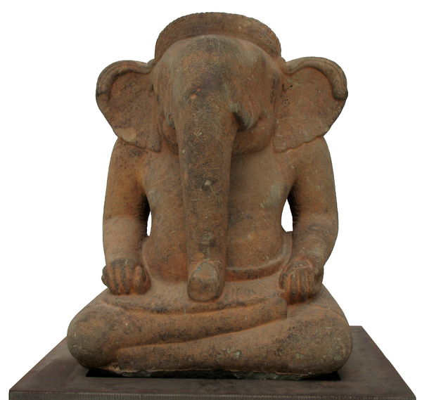 Buddha elephant statue