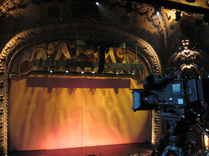 Stage: A theatre stage