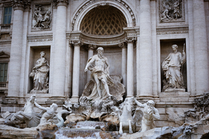 Trevi-fontein in Rome 1