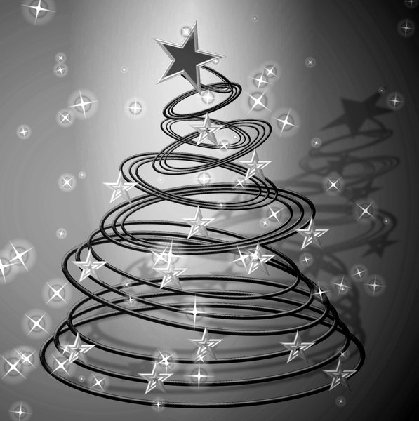 Abstract Christmas Tree 4