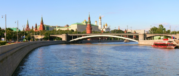 Summer day at Moscow-river
