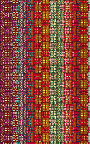 Christmas color weave3