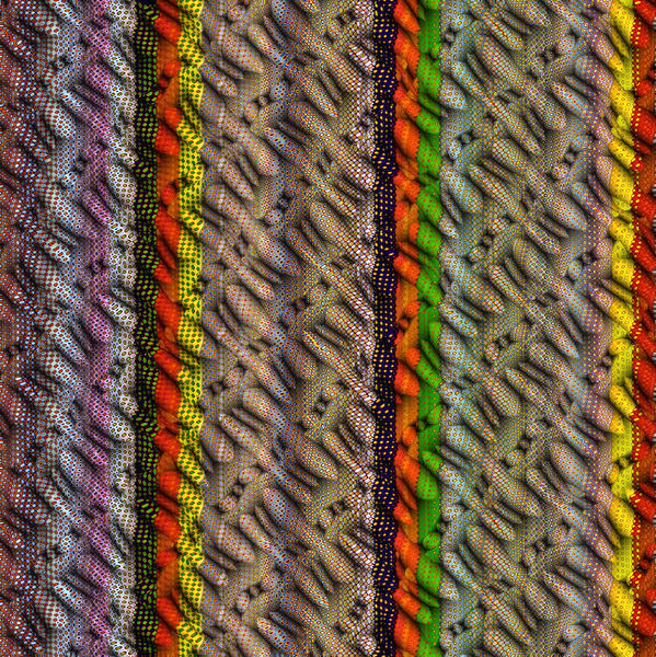 multicolored striped weave6
