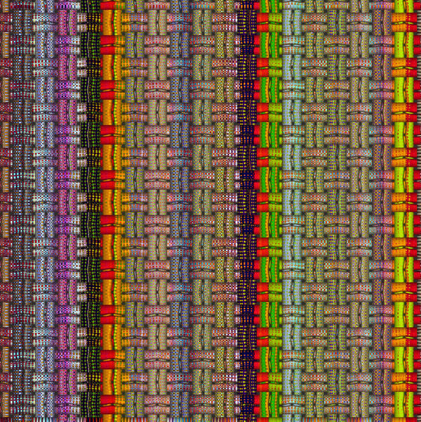 multicolored striped weave4