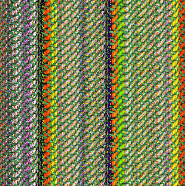 multicolored striped weave7