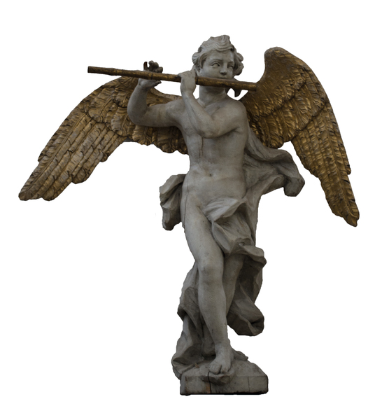 angel playing flute