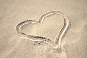 Sand heart 2