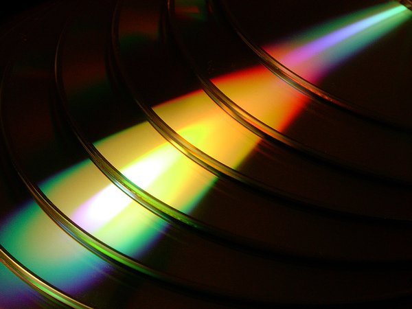 Rainbow rocket: compact discs