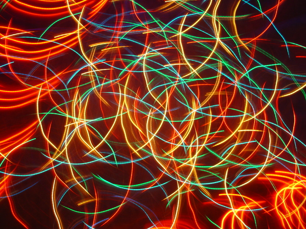 Xmas abstract lights