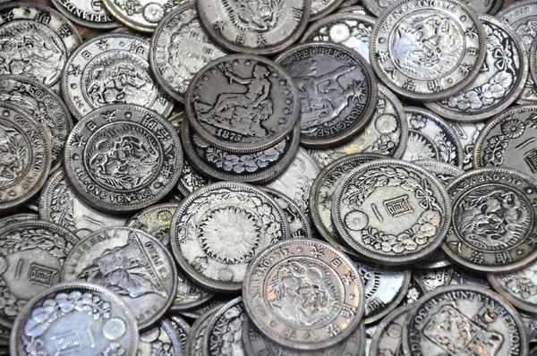 old coins texture