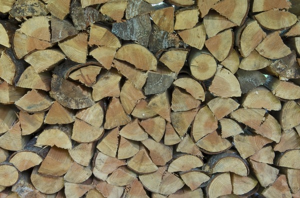 stacked firewood background