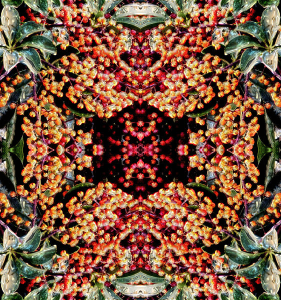 glass Christmas berries tile1