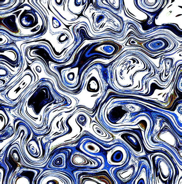 mixed blue swirls background2