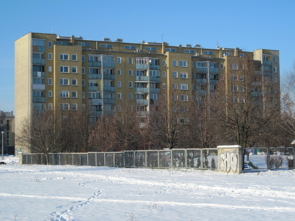 Block of Flats in winter