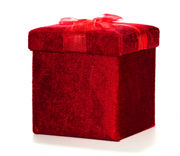 Terciopelo Caja de regalo: 