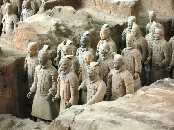 Chinese stone soldiers