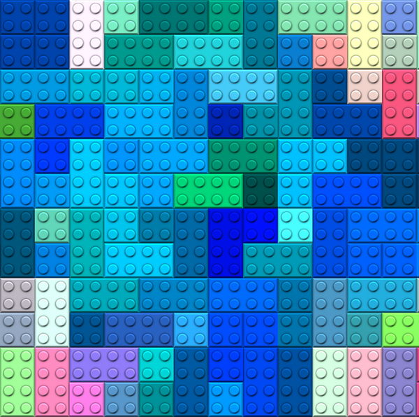 Toy Brick Texture 2: A background, fill or texture of toy plastic bricks. You may prefer:  http://www.rgbstock.com/photo/oahCgOo/Glass+Bricks+1  or:  http://www.rgbstock.com/photo/oy5Px22/Coloured+Squares+1