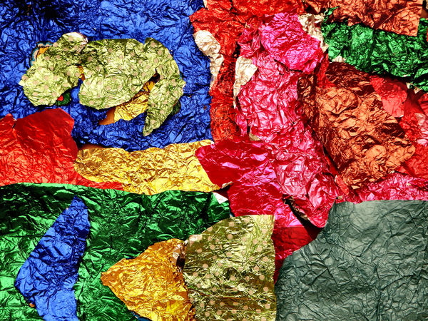 coloured foil fragments1