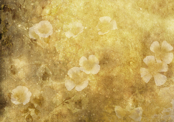 Floral Background: One of my photographs was used on a paper texture