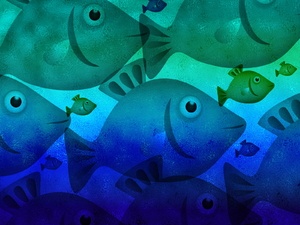 Unterwasser-Fisch: 