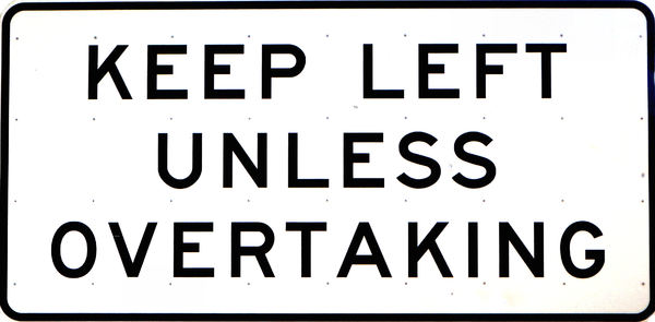 left-hand driving direction1