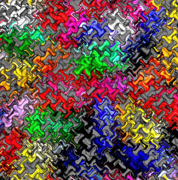 multicoloured jigsaw