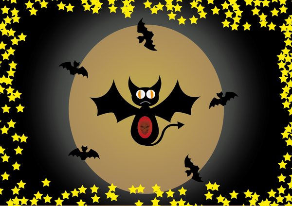 Halloween Monster bat